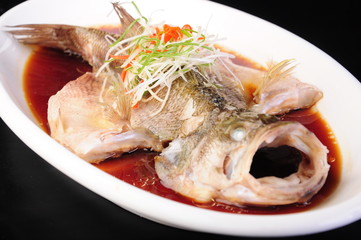 fried fish on a plate