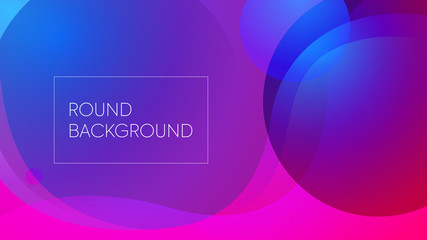abstract background with circles and neon colors