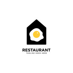 Restaurant logo simple line logo template vector illustration - Vector