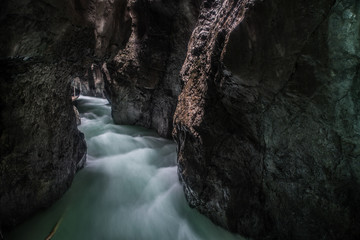 Der Wildbach durch die Partnachklamm