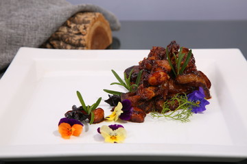 meat with vegetables