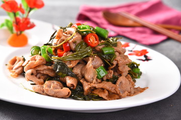 meat with vegetables