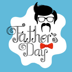 man with glasses and mustache to fathers day