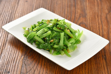 asparagus and salad