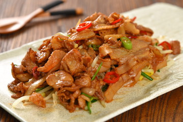 chicken with rice and vegetables