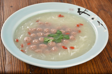 soup in a bowl