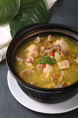 bowl of vegetable soup