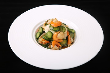 salad with shrimps