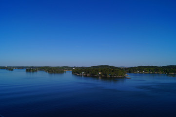 Die Inseln im Schärenmeer in Schweden