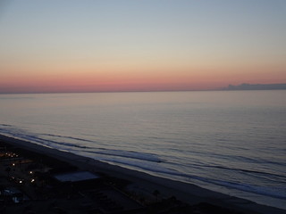 MYRTLE BEACH, SC/USA – CIRCA MAY 2015 – Dawn breaks just before sunrise at Myrtle Beach.