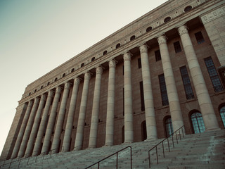 Parliament of Finland in Helsinki, Finland