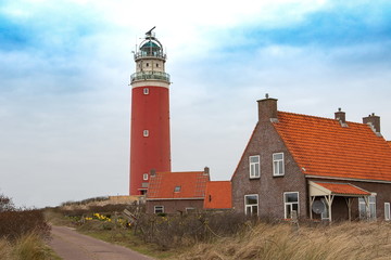 Fototapeta na wymiar Leuchtturm von Texel
