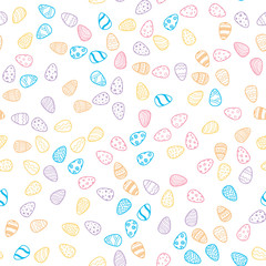 Happy Easter holiday seamless background