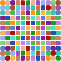 Mosaic with colorful stones. Vector design.