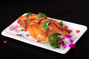 salmon with vegetables
