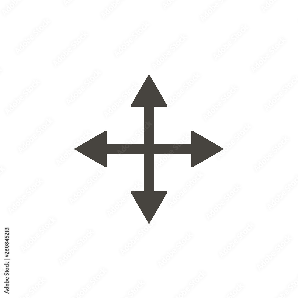 Poster move vector icon. element of interface for mobile concept and web apps illustration. thin glyph icon
