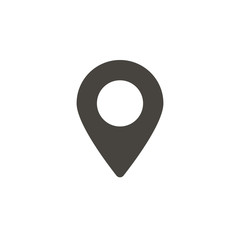 Location vector icon. Element of interface for mobile concept and web apps illustration. Thin glyph icon for website design and development, app development. Vector icon