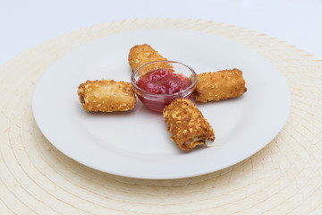 Plato de comida casero 