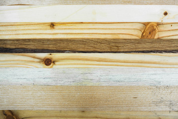 Laminated pine wooden plank flat plate
