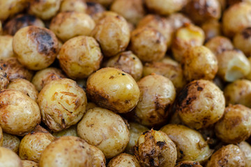 fried potatoes in the rind