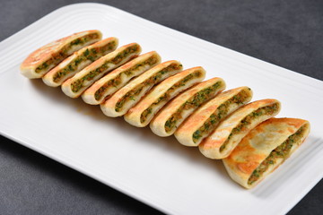 grilled sausages on plate