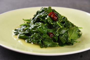 fresh salad on a plate