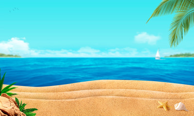 Tropical Beach and Sea