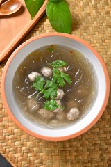 soup in a bowl