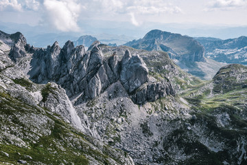 Obraz premium Bobotov Kuk Hike in Durmitor National Park in Montenegro