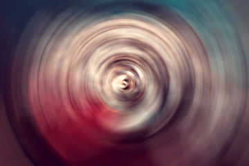 Abstract Background Of colorful Spin Circle Radial Motion Blur.