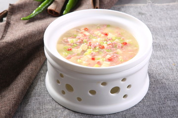 bowl of vegetable soup