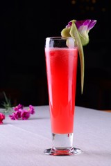 glass of fresh juice