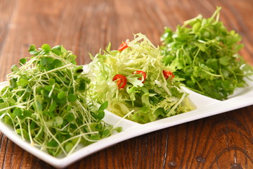 fresh salad in a bowl