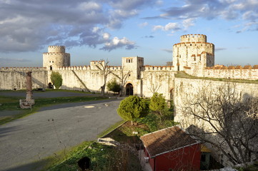 Fototapeta na wymiar Yedikule fort in Istanbul, Turkey