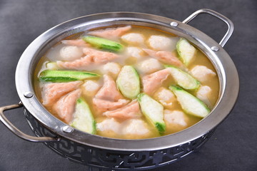 vegetable soup with vegetables