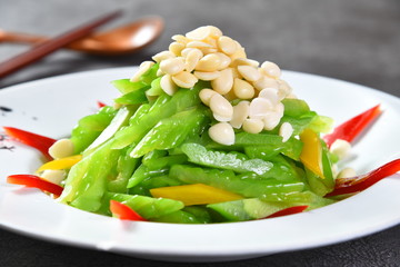 fresh salad with vegetables