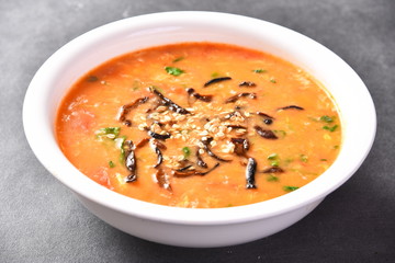 bowl of vegetable soup