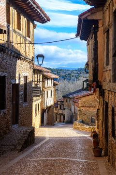 medieval town of calata&ntilde;azor in soria province, Spain