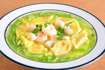 soup with vegetables