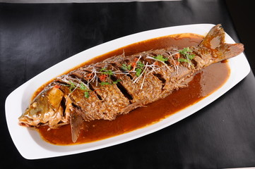 lasagna in dish