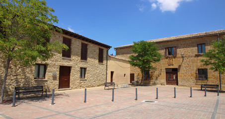 Fototapeta premium Barásoain, Navarra, España