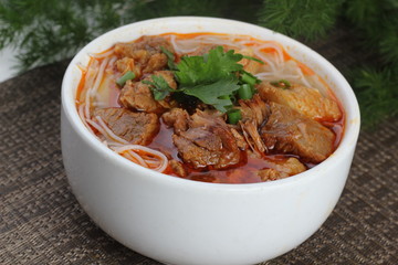 soup with meat and vegetables