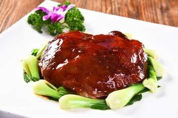 beef steak with vegetables