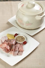 meat on a plate