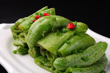asparagus in a plate