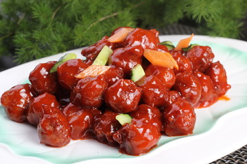 fresh salad with cherry tomatoes and mozzarella