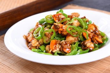 salad with chicken and vegetables
