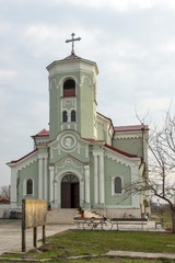 Fototapeta premium The Roman Catholic church Immaculate Conception of the Virgin Mary in town of Rakovski, Bulgaria