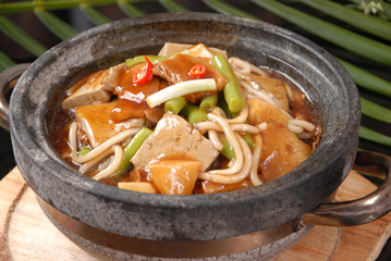 soup with meat and vegetables