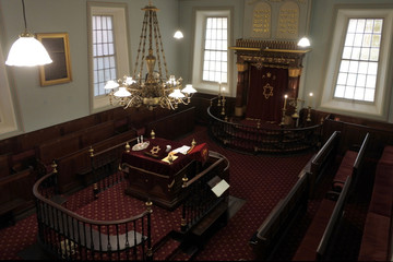 Fototapeta na wymiar Hobart Synagogue interior Tasmania Australia